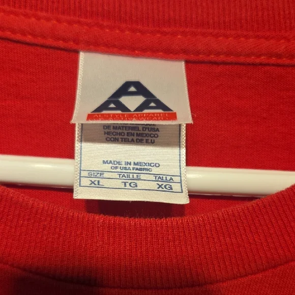 Retro 2000's Toronto Raptors Red Unisex Long Sleeve Tee (XL) - Picture 2 of 4